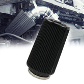 RYANSTAR universal clamp-on air filter 3in fits multiple intakes with versatile compatibility.