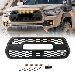 Ryansunoro front grill for Toyota Tacoma enhances rugged style and airflow.