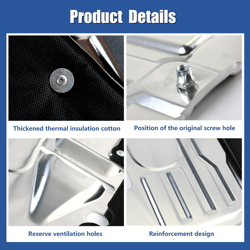 Ryansunoro splash shield installation kit with gloves for easy mounting
