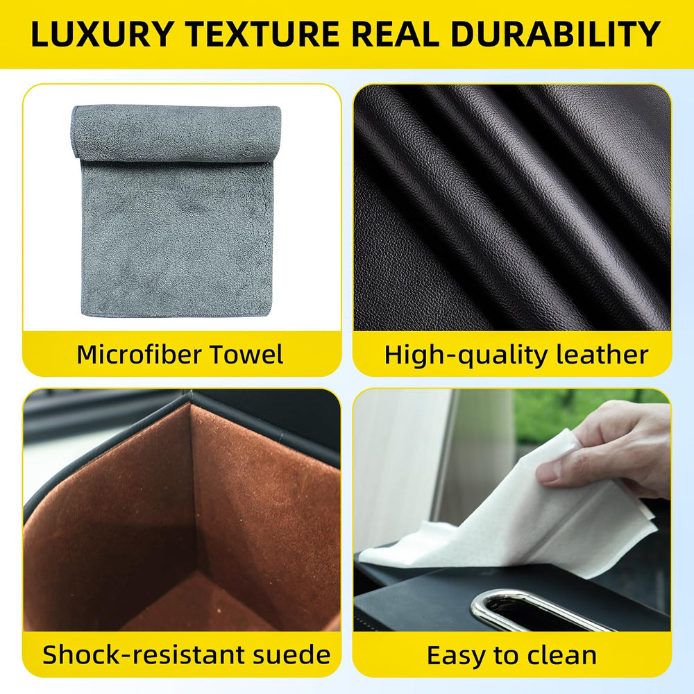 RYCELYSIAN back seat organizer tissue box keeps tissues handy and clutter-free