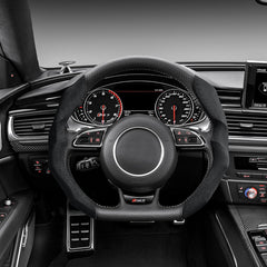 RYCELYSIAN suede steering wheel cover two-piece set ready for car use