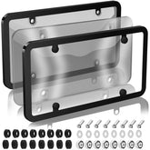 RYHYC 2 pack license plate frame front cover protects against rust and weather