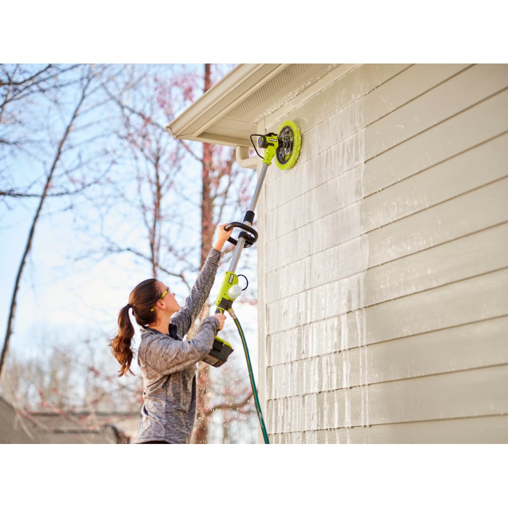RYOBI ONE+ compatibility enables 25+ accessories for customized cleaning tasks.