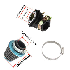 PD24J fits GY6 125/150cc engines and popular go-kart brands.