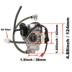 Easy installation steps for the RYTIME PD24J carburetor.