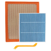 Ryvclim engine air filter pack front view protects intake and improves filtration