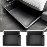 Ryvclim under-seat storage box keeps Golf cabin organized and clutter-free.