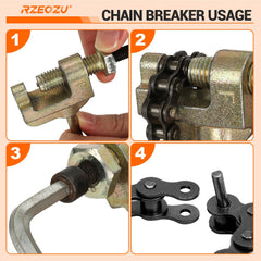 RZEOZU 140-link chain for extended durability