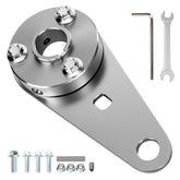 RZEOZU 3/4-inch crankshaft holder bracket stabilizes engine during flywheel work.