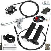 RZEOZU 80cc throttle assembly on mini bike for smooth acceleration