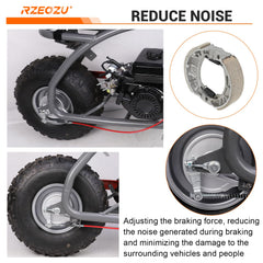 RZEOZU 67-inch brake cable for reliable braking reach