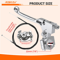 RZEOZU 61-inch brake cable provides routing flexibility