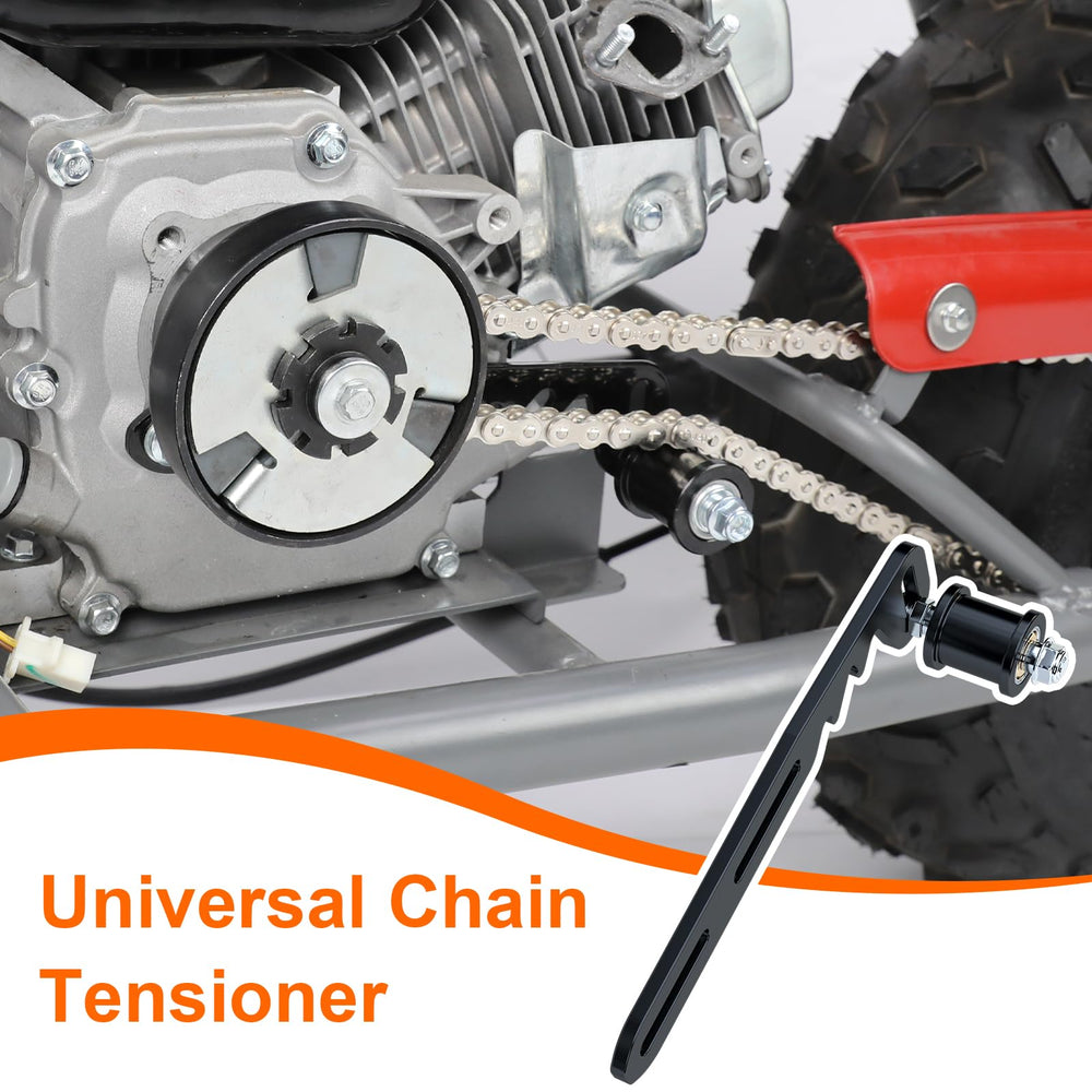 RZEOZU chain tensioner function reduces risk of derailment and protects drive system.