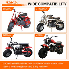 RZEOZU compatibility with Predator 212cc mini bikes and 196cc variants