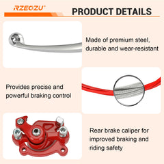 RZEOZU minibike brake kit compatible with Coleman and Motovox models.