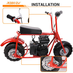 RZEOZU rear caliper ready for minibike braking
