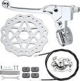 RZEOZU mini bike brake kit rotor 180mm for strong stopping power