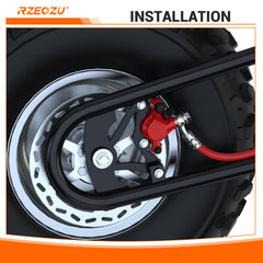 RZEOZU hydraulic brake kit installation guide speeds up direct replacement
