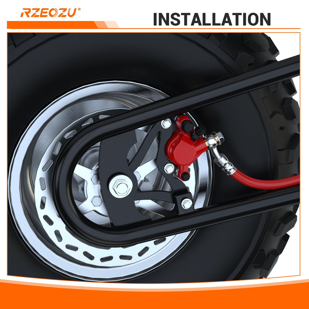 RZEOZU brake pads set enables reliable stopping on rugged terrain