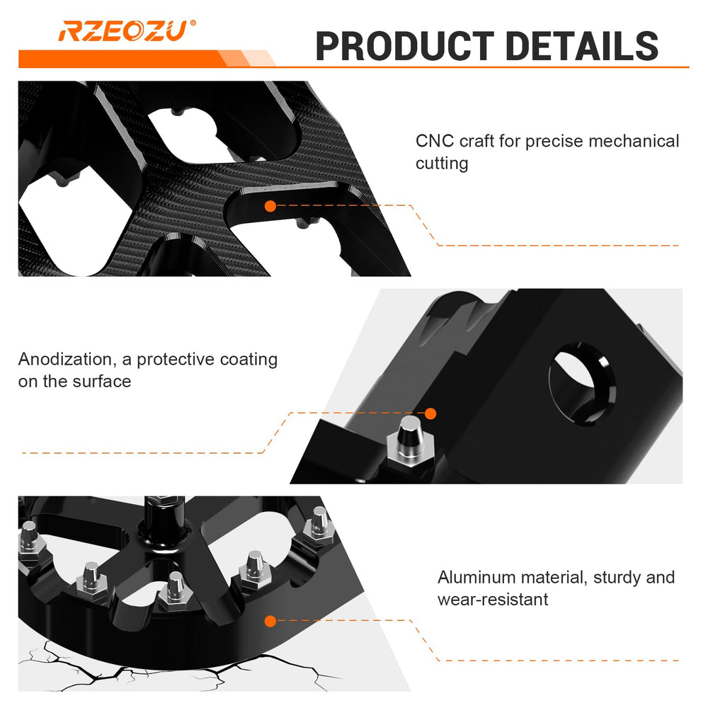 RZEOZU replaceable pegs kit provides extended versatility.