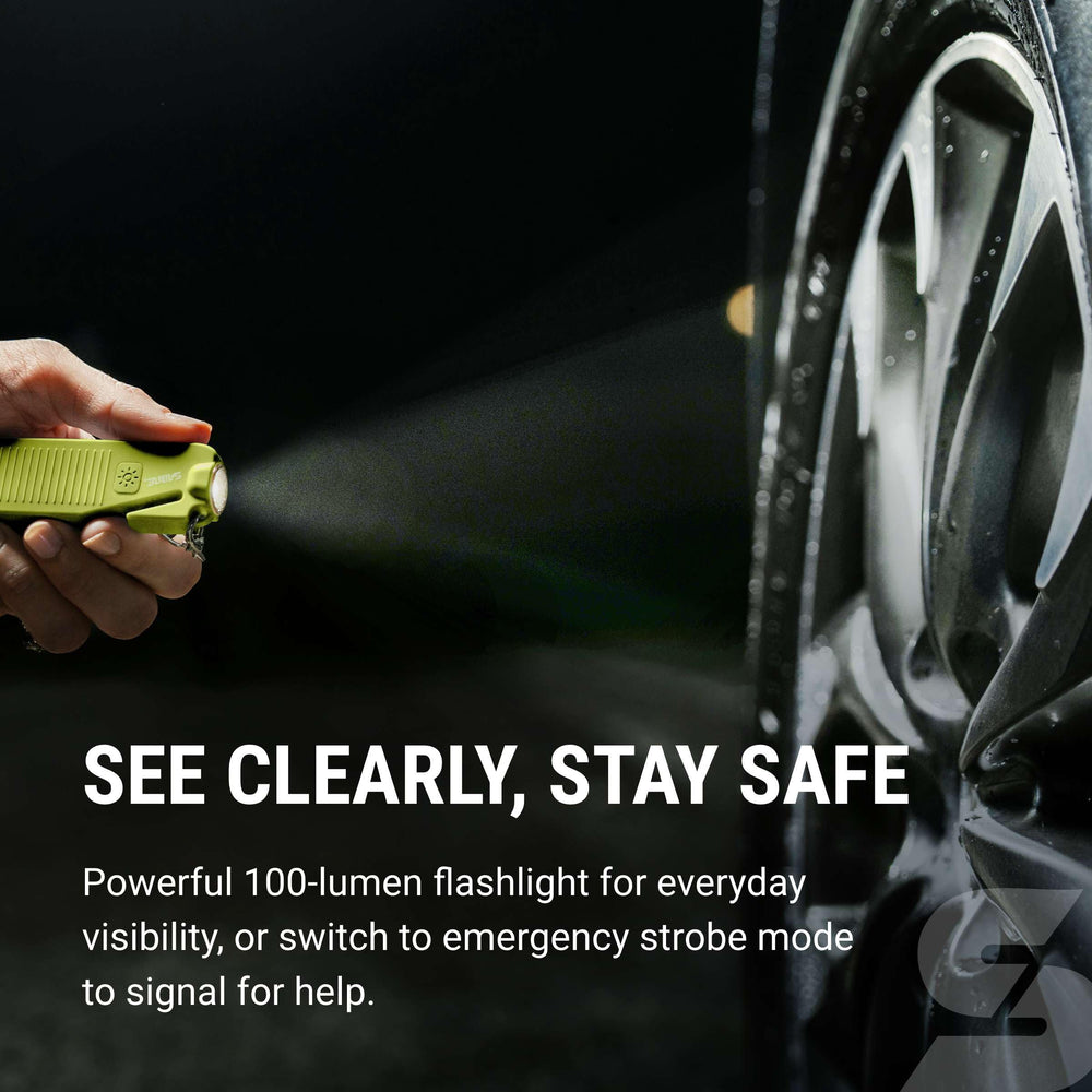 SABRE Safe Escape batteries included for immediate use.