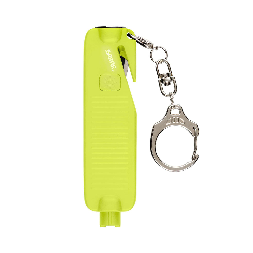 SABRE Safe Escape front view, compact car safety tool for quick exit.