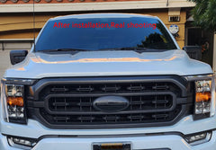 Sadkunf emblem overlay back with adhesive, secure fit for F-150 badges.