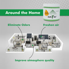 Safe T Air Tea Tree Gel in living room for aroma