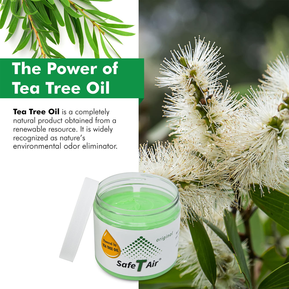 Safe T Air Tea Tree Gel lid open ready for use