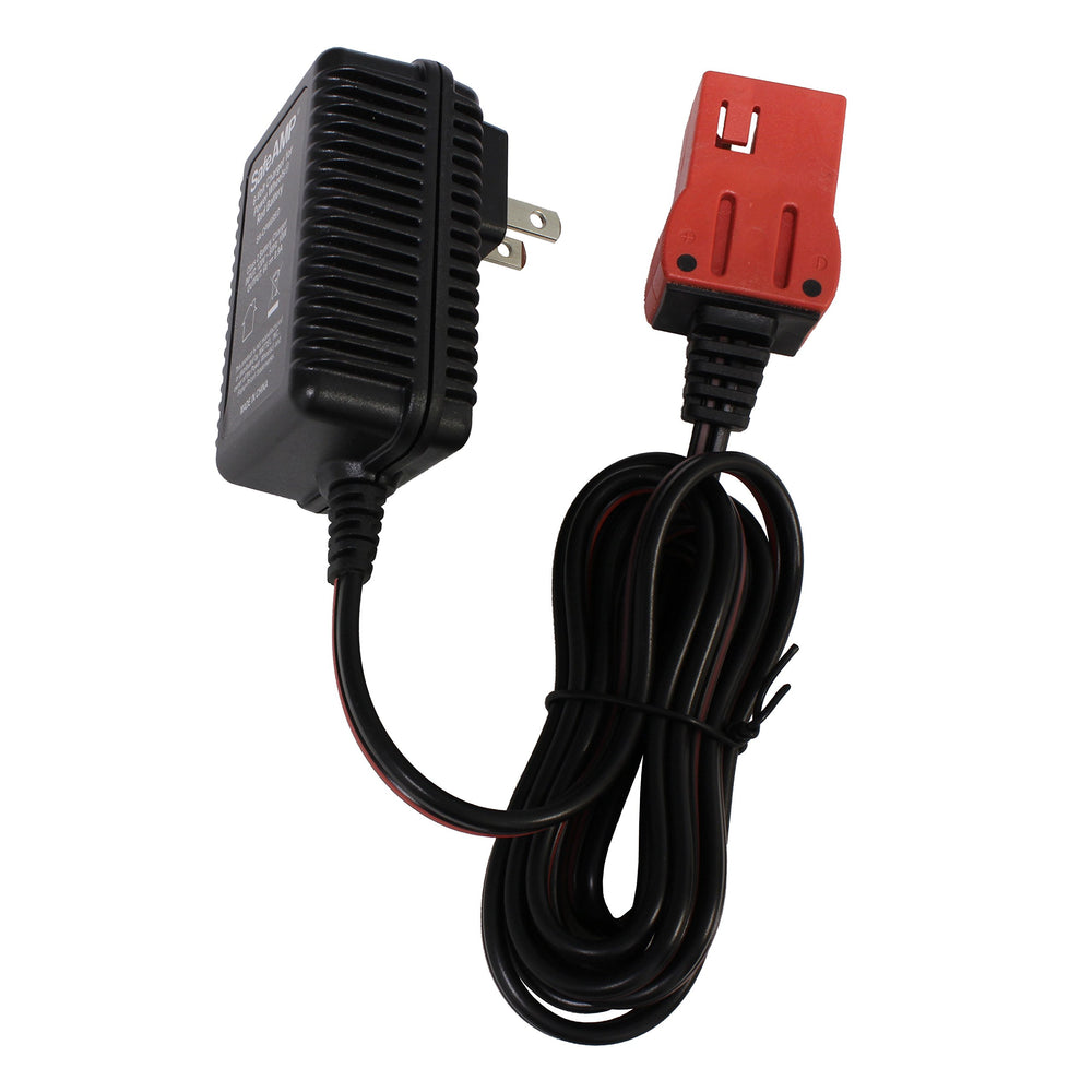 SafeAMP 6V charger for Power Wheels keeps 6V red batteries ready