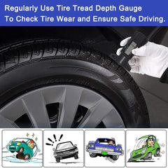 SAFELIFE tire tread and brake pad check in various conditions