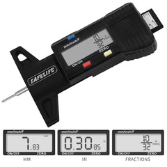 SAFELIFE zeroable depth gauge showing easy zero adjustment