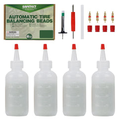 Safetect tire balance beads 6 oz bottle for truck wheel balance