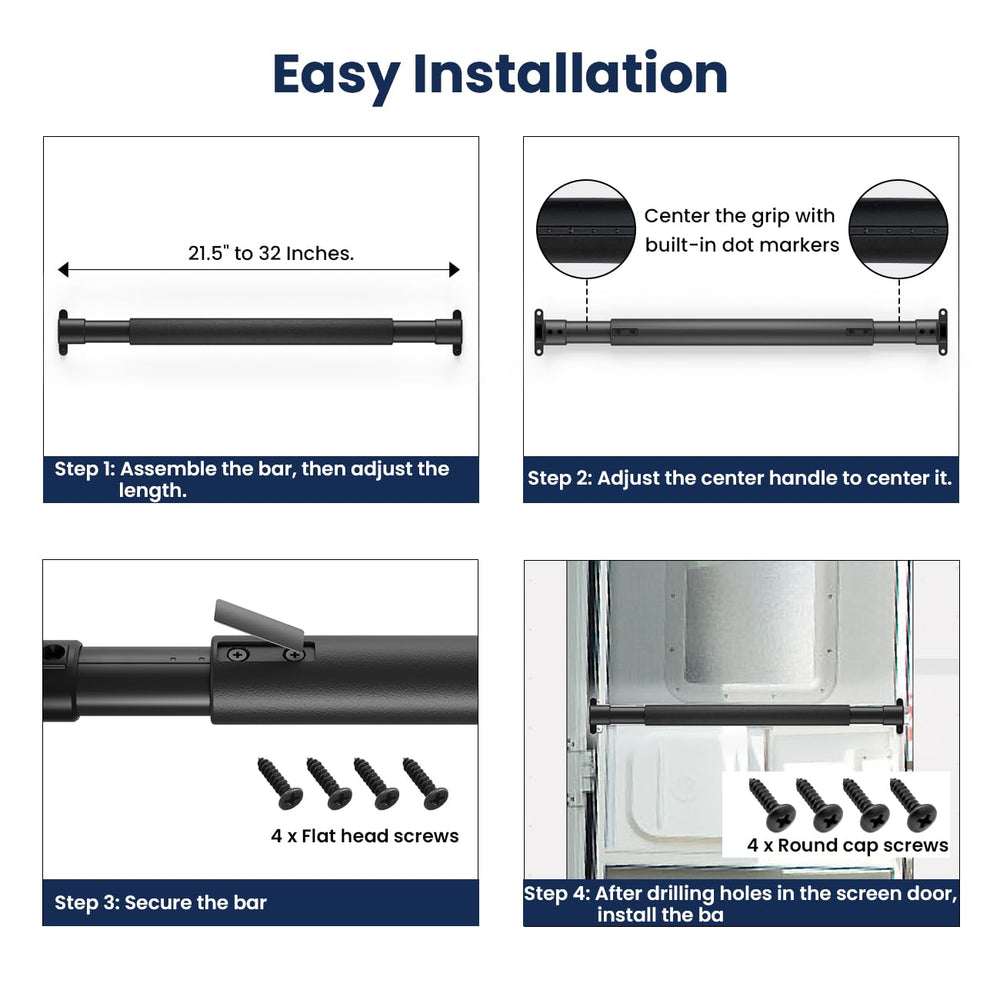 Safoner black finish complements most RV exteriors