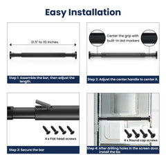 Safoner black finish complements most RV exteriors