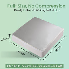 Safoner rugged exterior cover offers durability and easy cleaning for RV use.