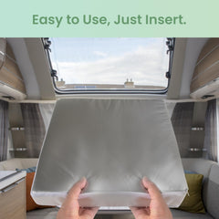 Safoner non-slip edge helps the insulator stay securely in the skylight.