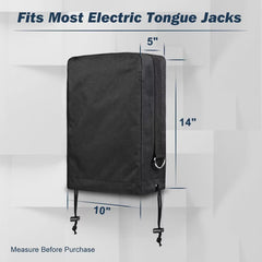 Safoner outdoor RV protection cover for tongue jack keeps equipment dry