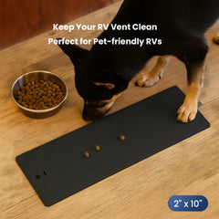 Safoner pet-friendly RV vent accessory helps reduce pet hair buildup