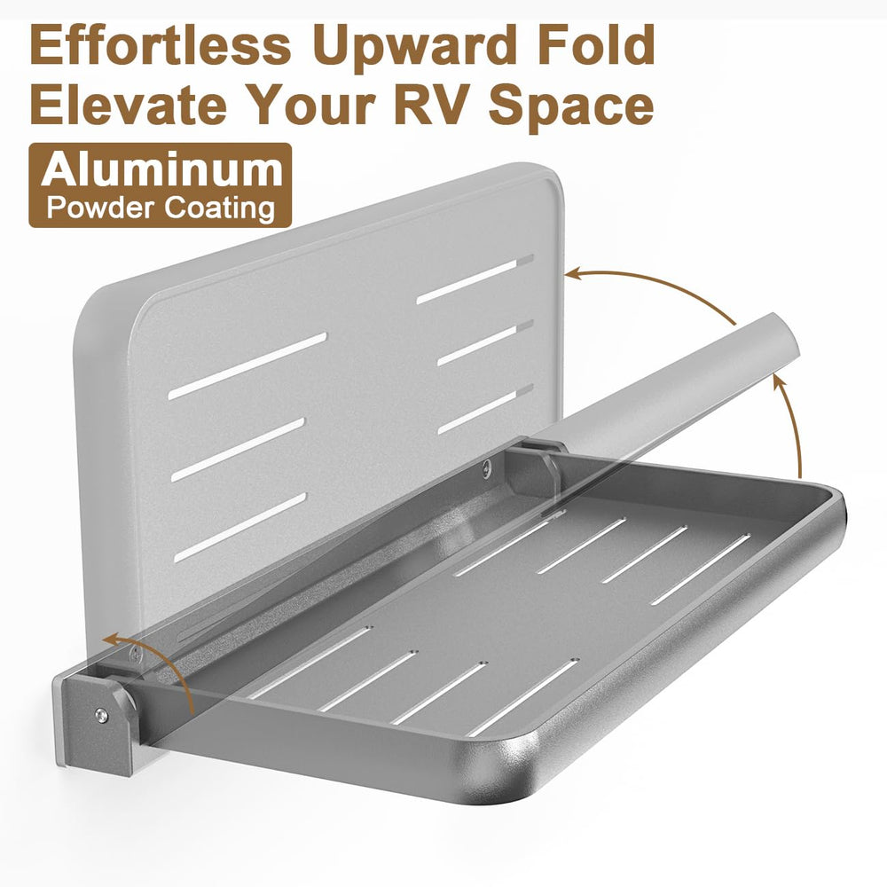Perfect for organizing drinks, phones, and books in RV