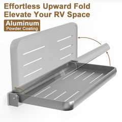 Perfect for organizing drinks, phones, and books in RV