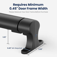 Safoner RV entry protection crossbar reinforcing screen door