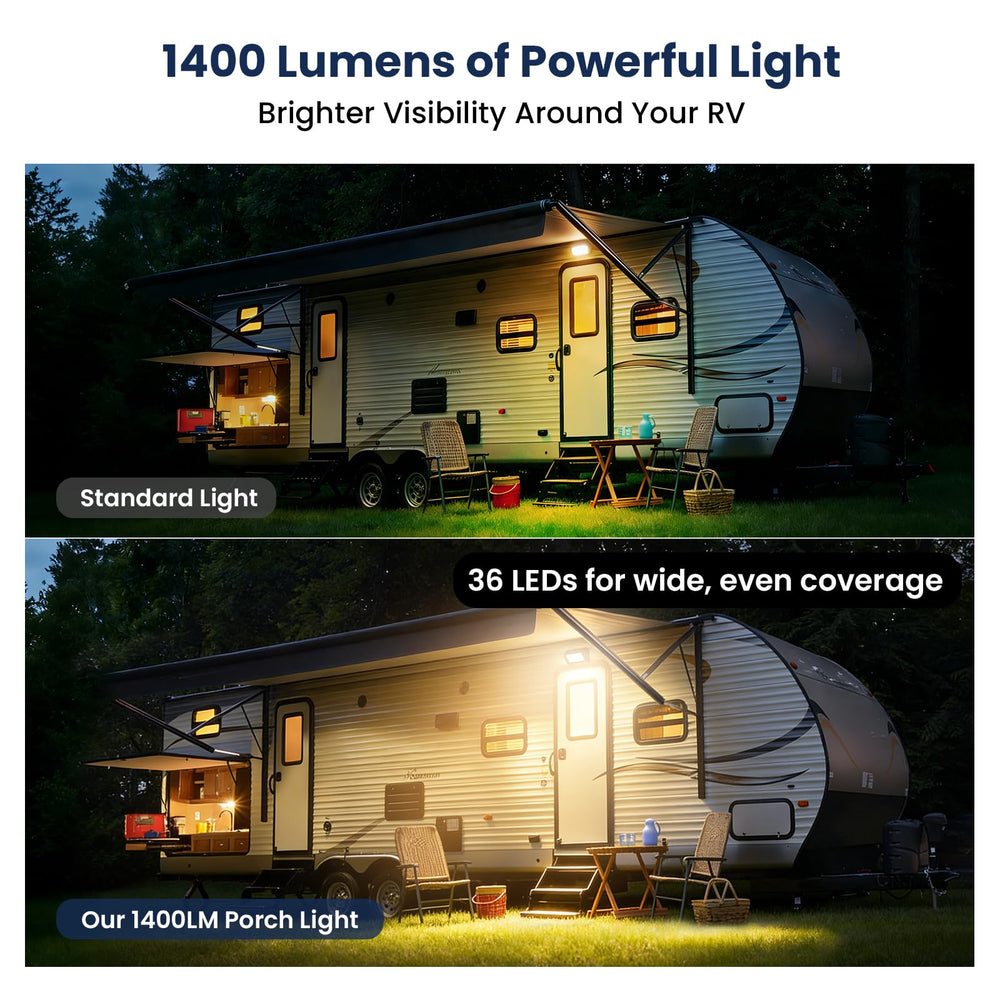 Safoner white-mode shows cool white light for precise nighttime visibility.