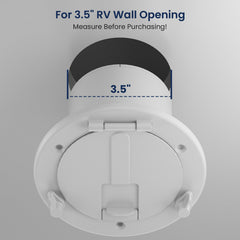 Safoner hatch cover rubber pass-through reduces wear and smooths routing.
