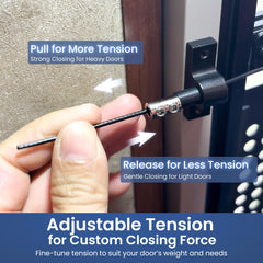 Safoner closer in action protecting interior from pests and pets