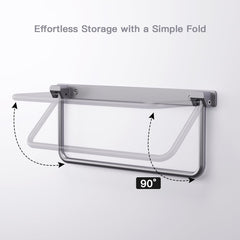 Safoner RV shoe rack unfolded to organize daily footwear on the go.
