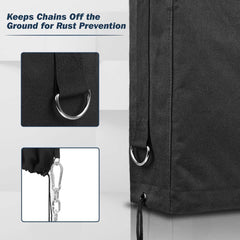 Safoner tongue jack cover universal fit measures 14x5x10 inches for most jacks