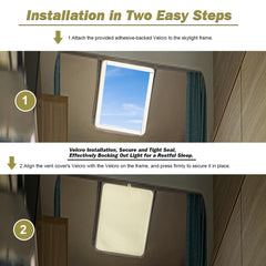 Safoner Velcro attachment enables tool-free, secure installation.