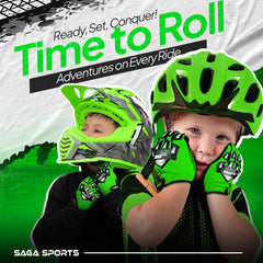 SAGA SPORTS youth riding gloves provide air flow to stay cool on hot days