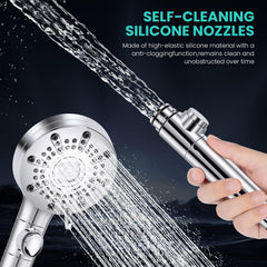 Saidrip power-wash-mode delivers strong cleaning for tubs or tiles.